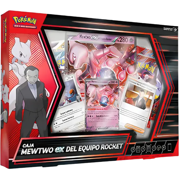 Pokémon TCG: Caja Mewtwo EX Del Equipo Rocket