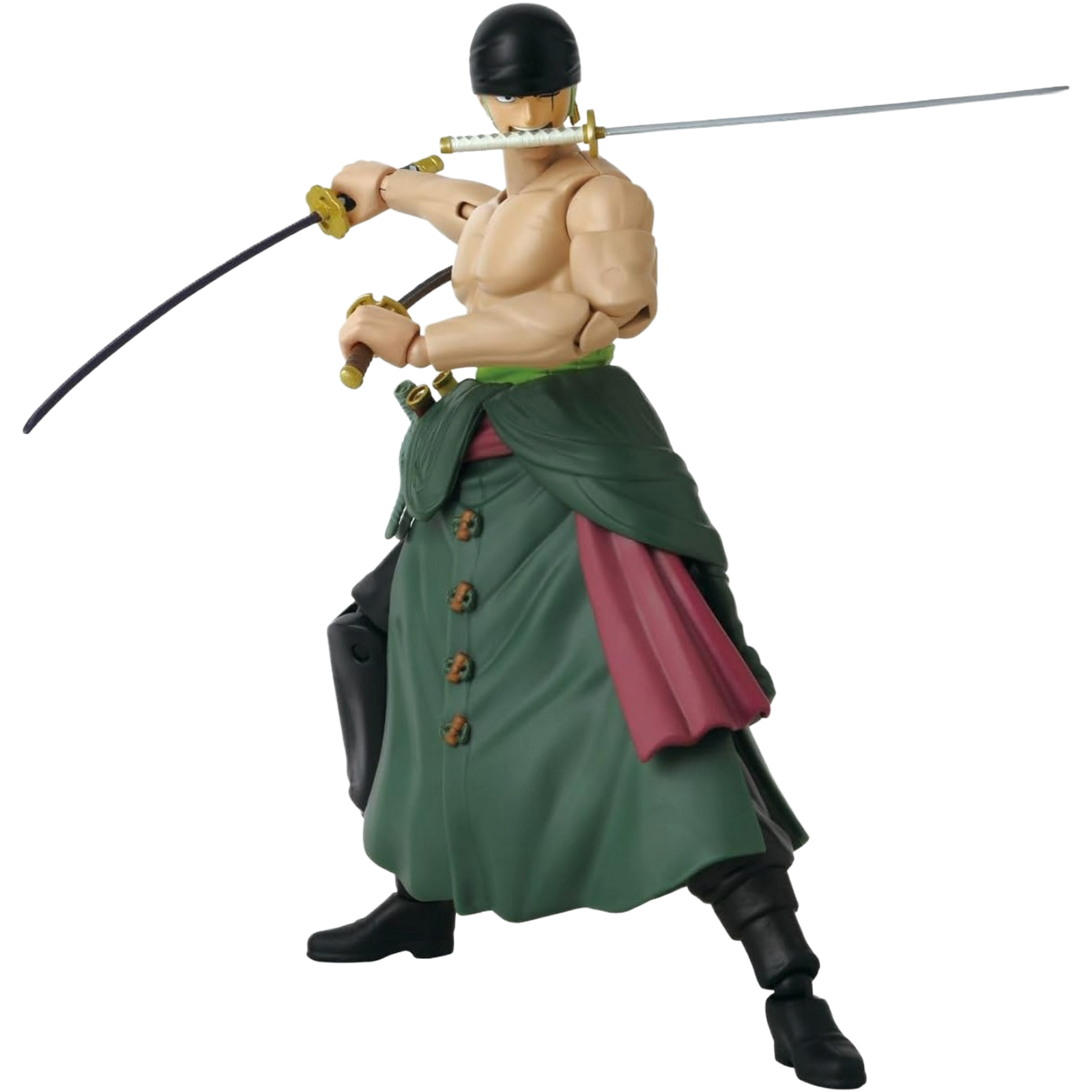 BANDAI Anime Heroes: One Piece - Roronoa Zoro (Three Sword Style)
