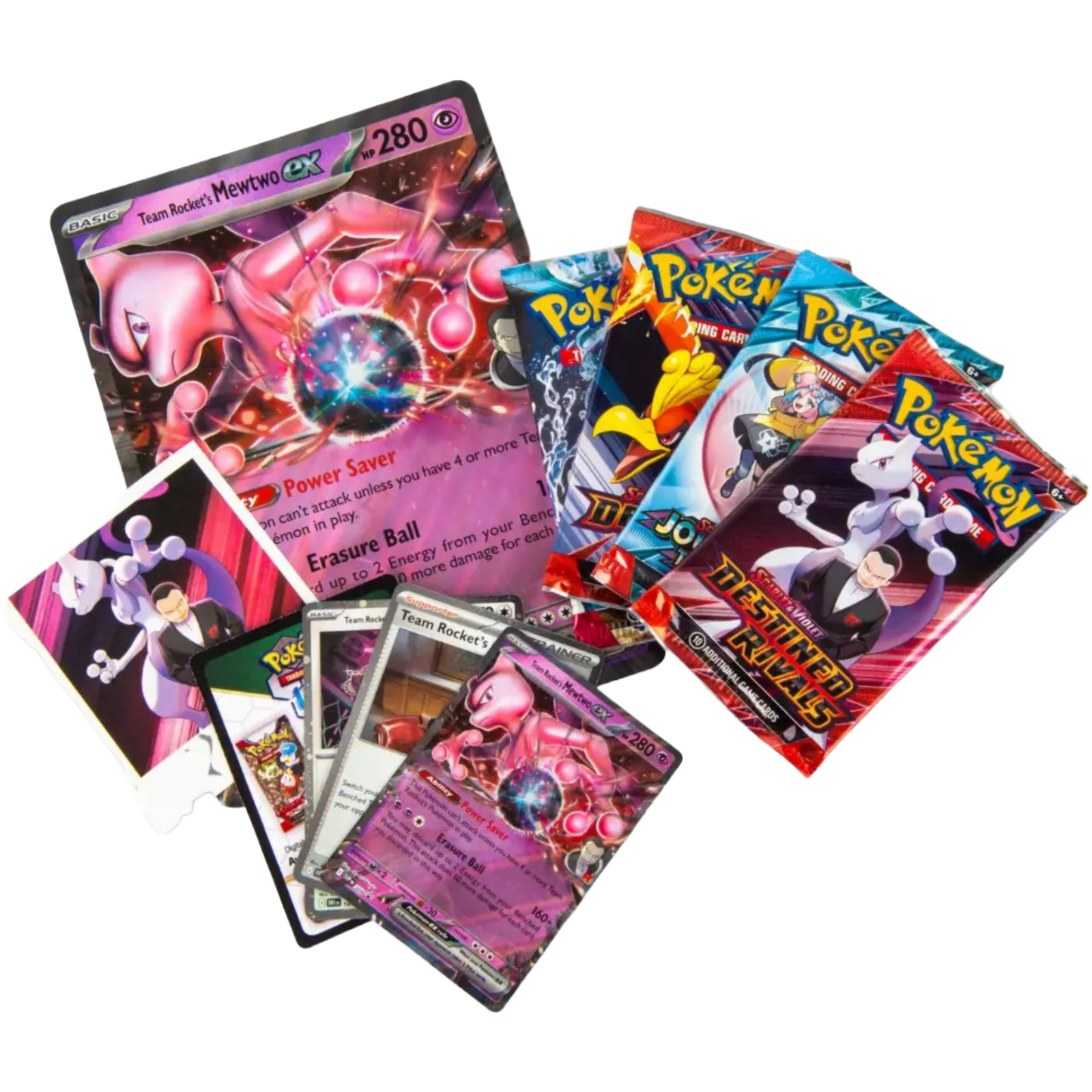 Pokémon TCG: Caja Mewtwo EX Del Equipo Rocket