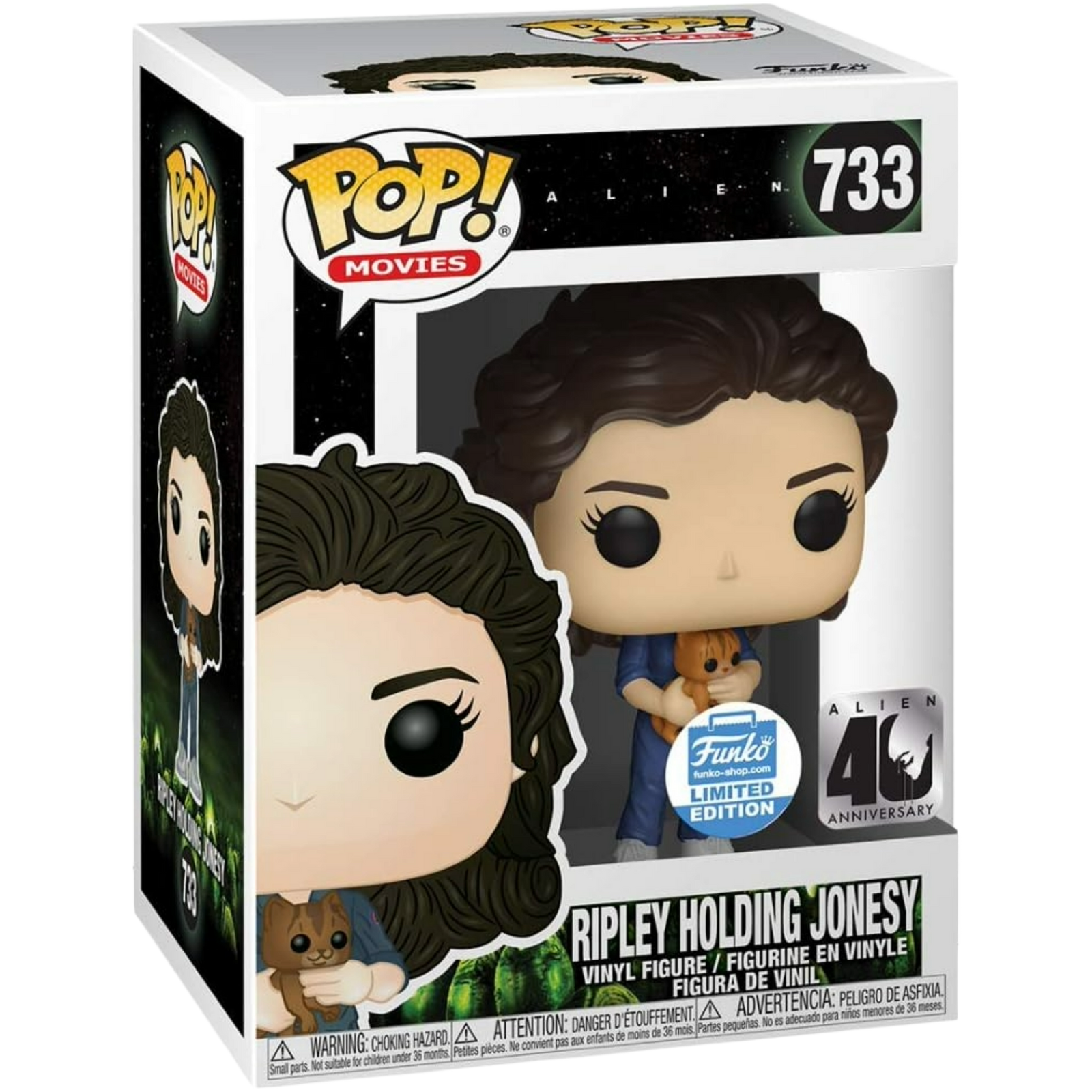Funko Pop! Movies: Alien - Ripley Holding Jonesy 733