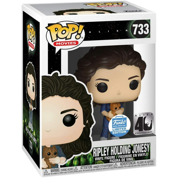 Funko Pop! Movies: Alien - Ripley Holding Jonesy 733