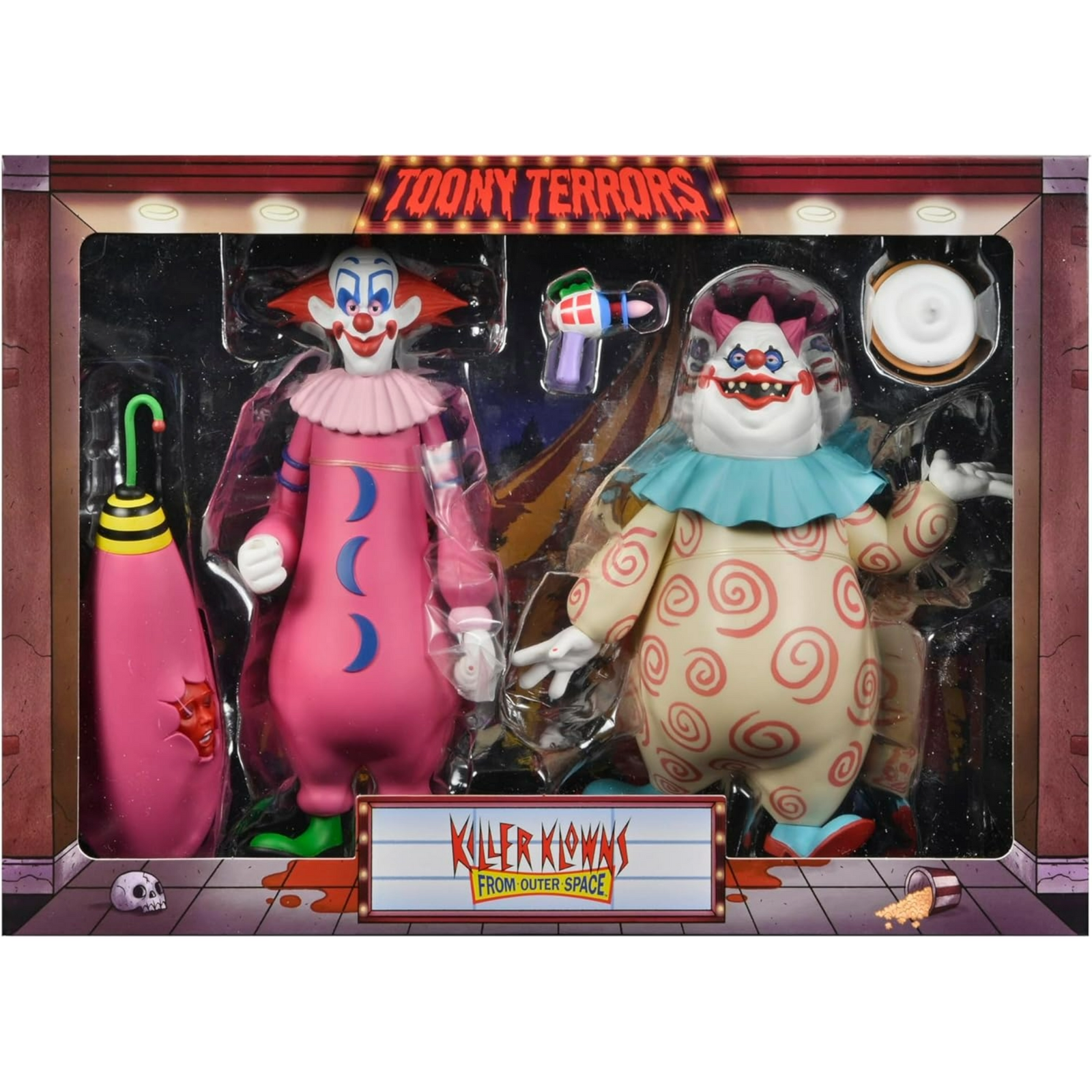 NECA Toony Terrors: Killer Klowns - Slim & Chubby (2-Pack)