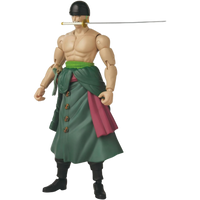 BANDAI Anime Heroes: One Piece - Roronoa Zoro (Three Sword Style)