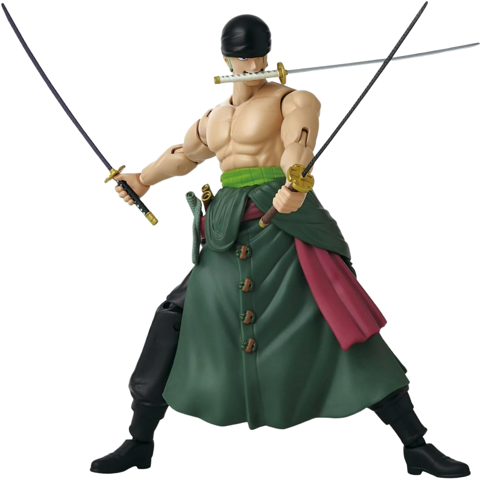 BANDAI Anime Heroes: One Piece - Roronoa Zoro (Three Sword Style)