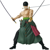 BANDAI Anime Heroes: One Piece - Roronoa Zoro (Three Sword Style)