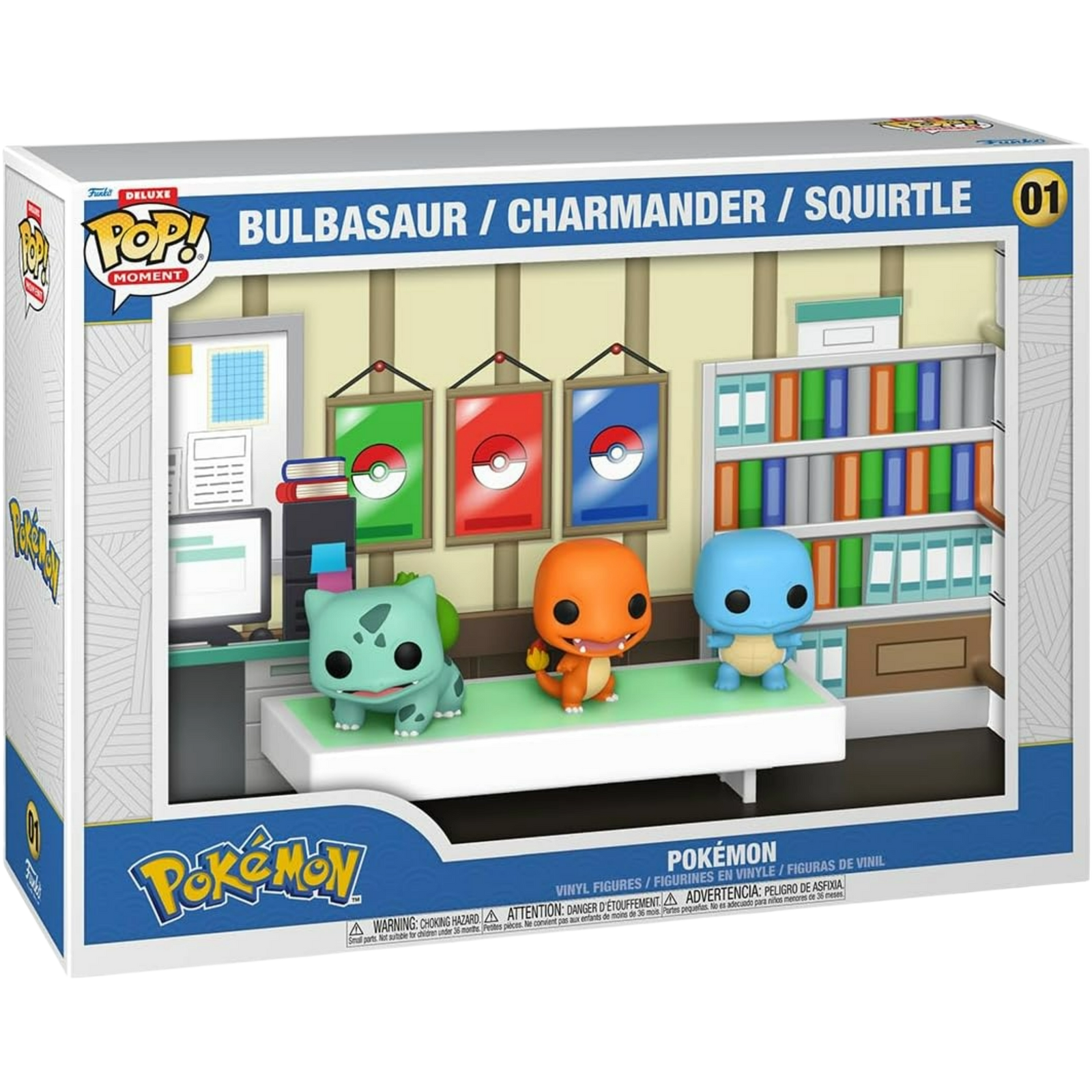 Funko Pop! Deluxe Moment: Pokémon - Starters Pokémon’s