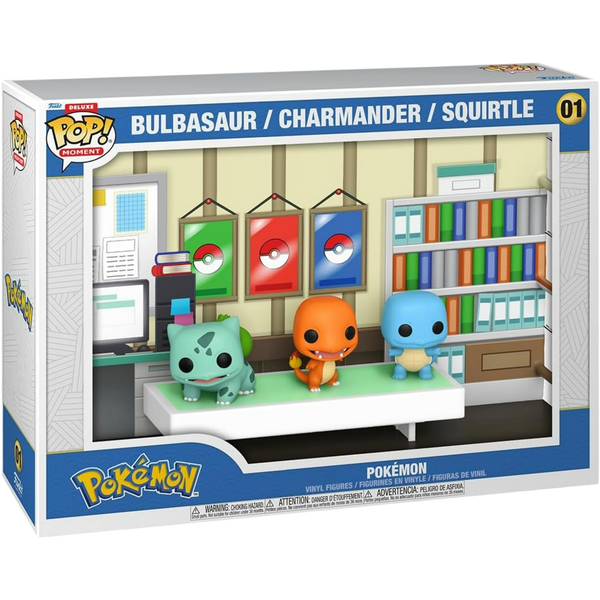 Funko Pop! Deluxe Moment: Pokémon - Starters Pokémon’s