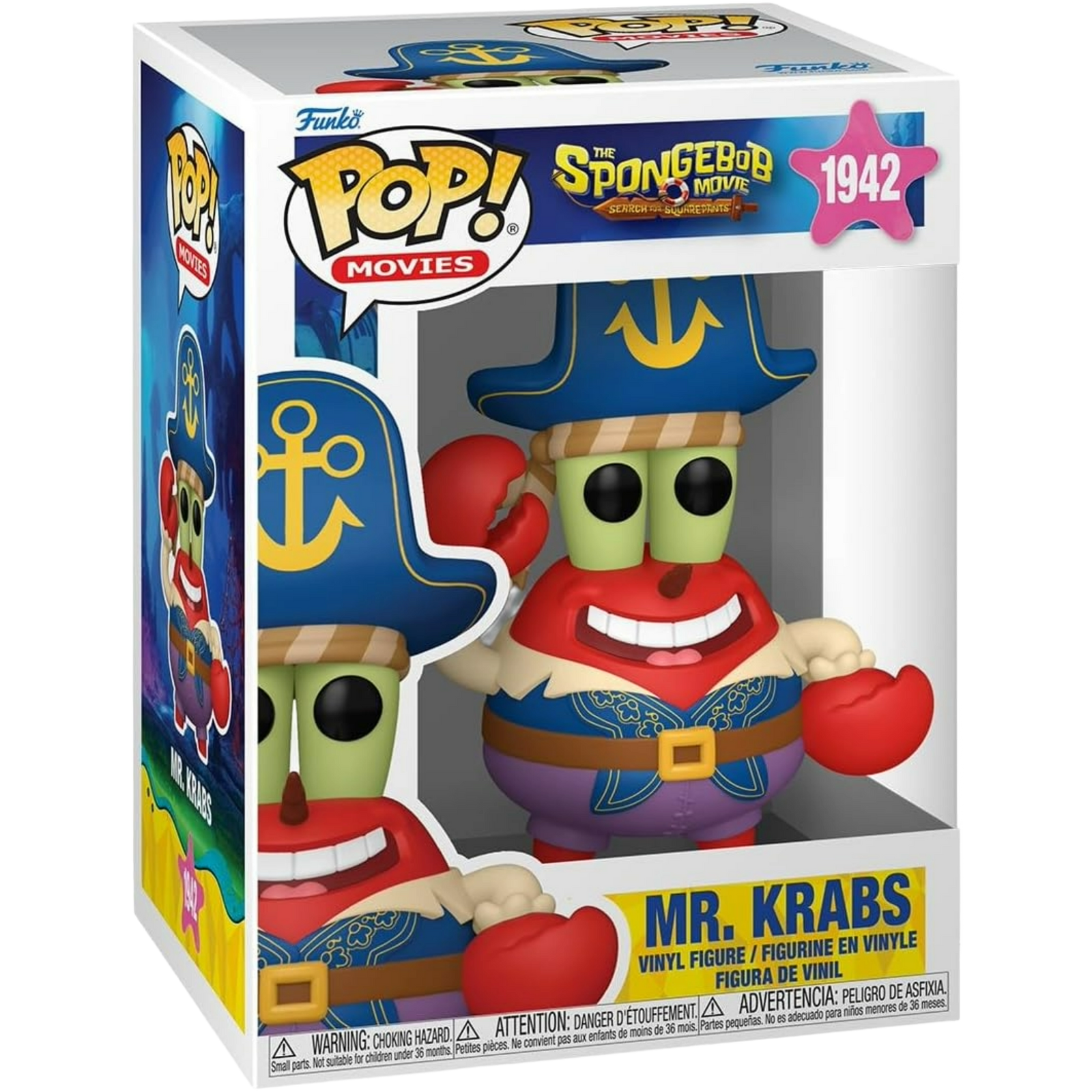 Funko Pop! Movies: The SpongeBob Movie - Mr. Krabs 1942