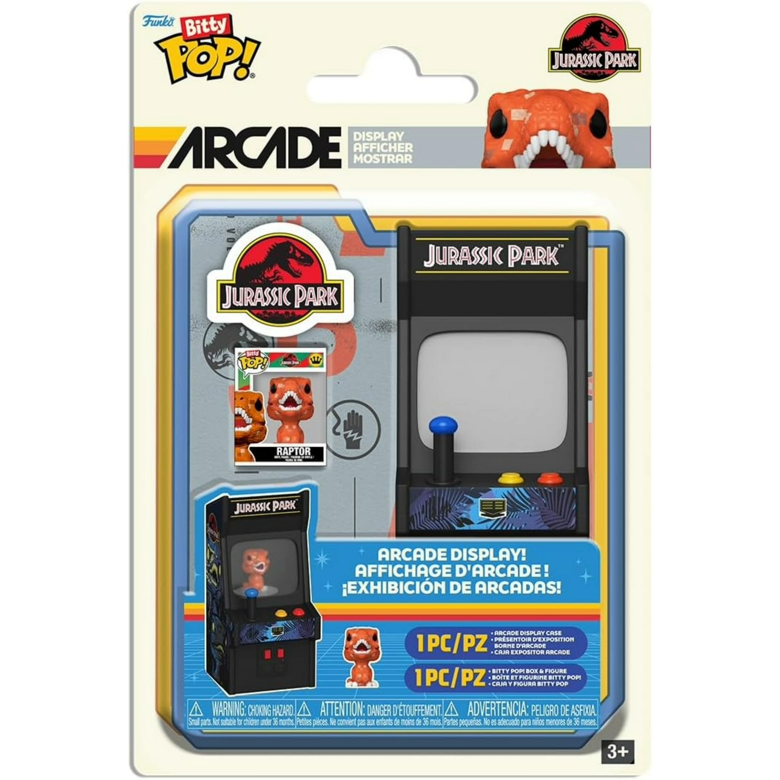 Funko Bitty Pop! Arcade: Jurassic Park - Raptor