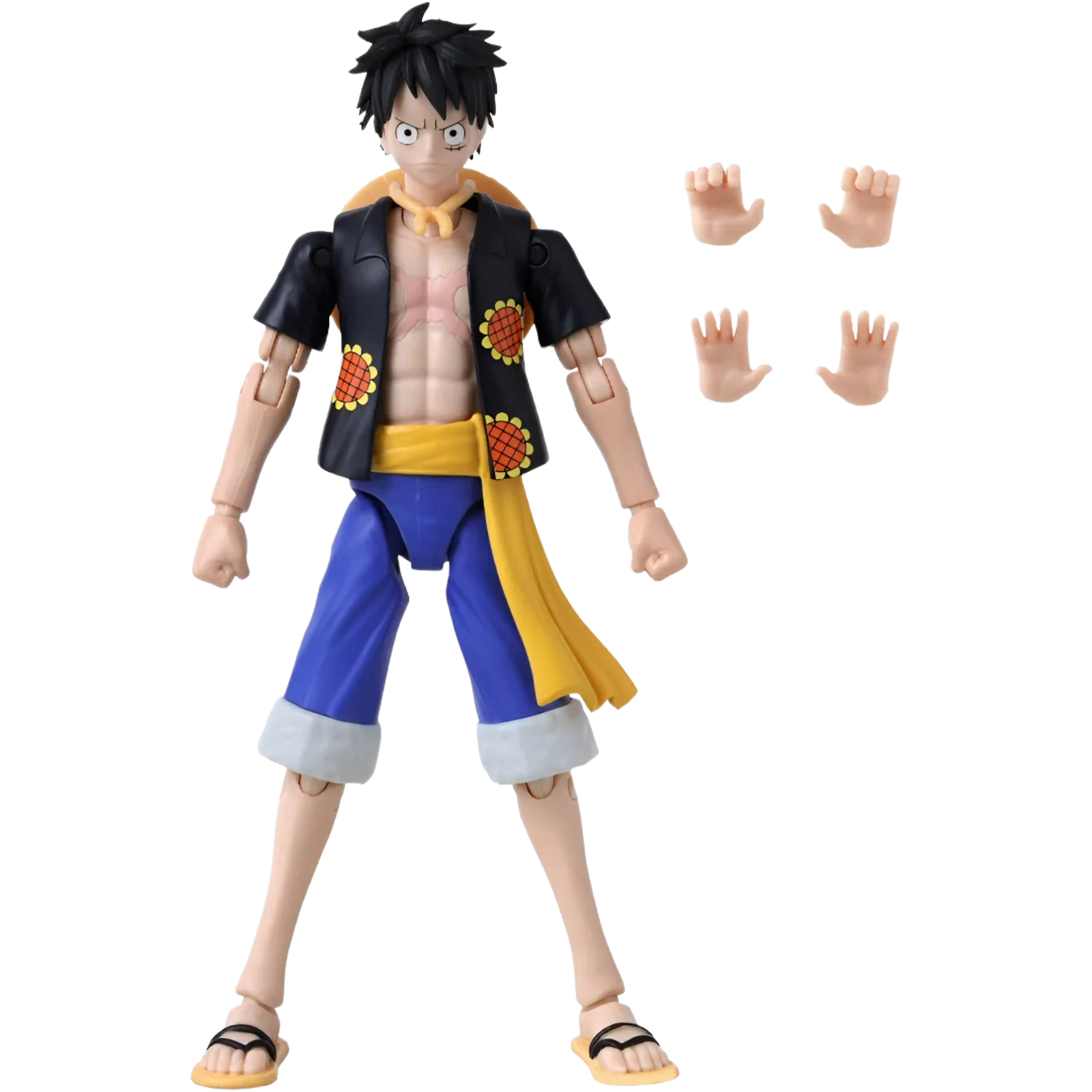 BANDAI Anime Heroes: One Piece - Monkey D. Luffy (Dressrosa)