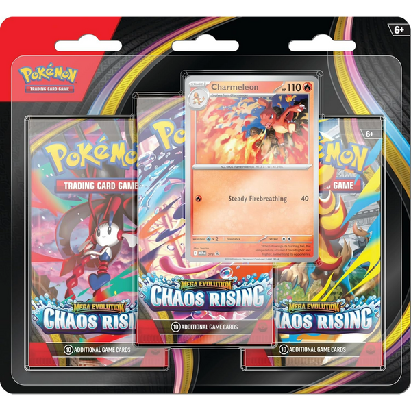 Pokémon TCG: Mega Evolution Chaos Rising - Three-Booster Bundle