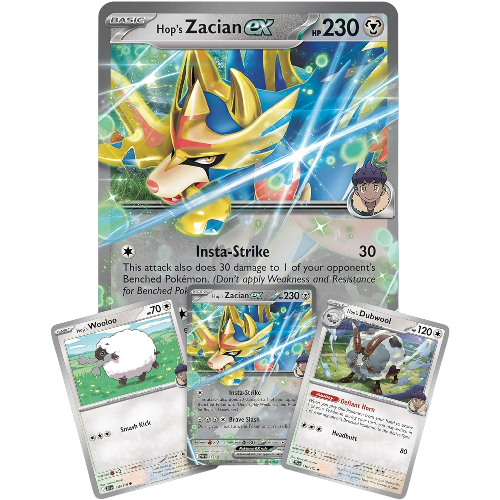 Pokémon TCG: Hop’s Zacian Ex Box En Inglés