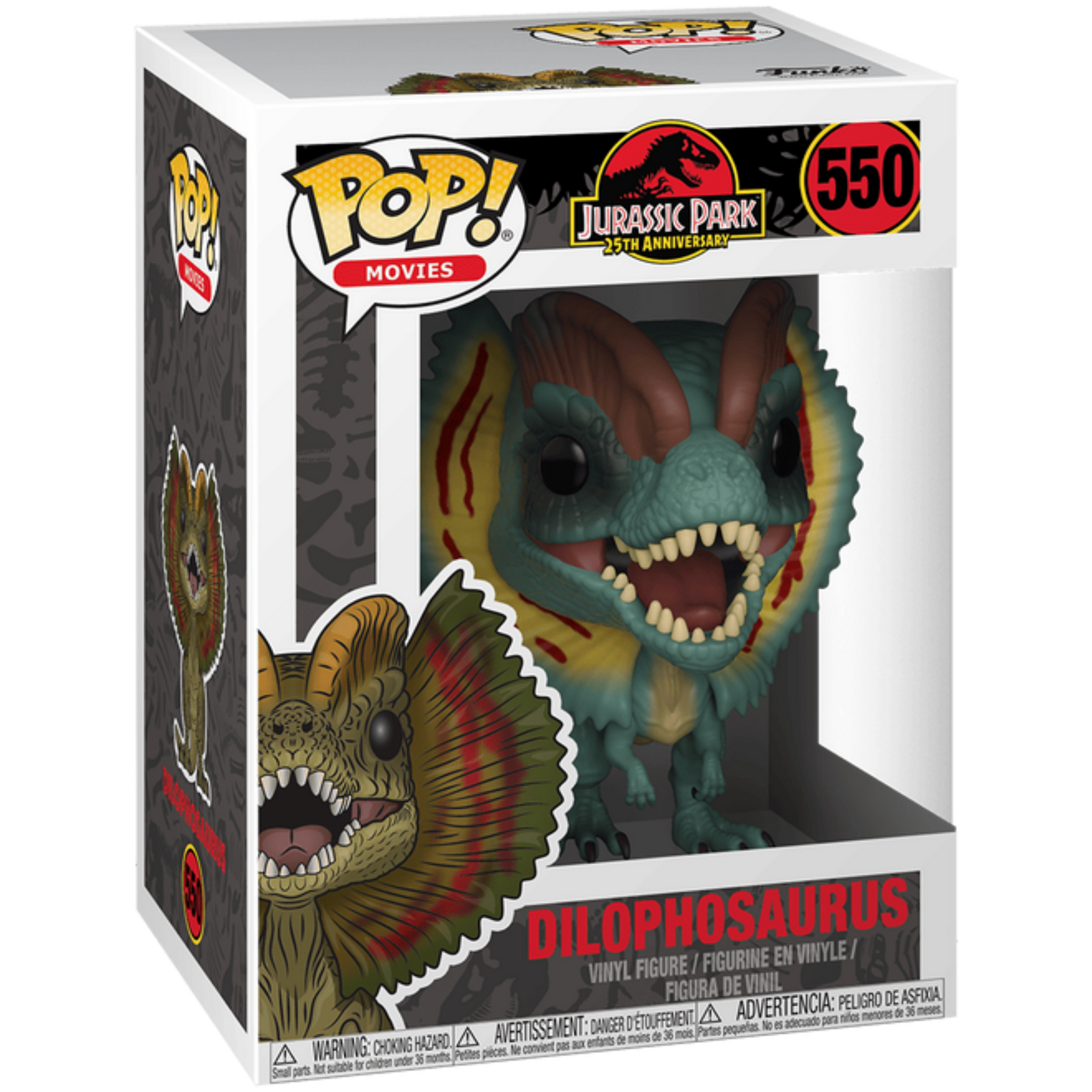 Funko Pop! Movies: Jurassic Park - Dilophosaurus 550