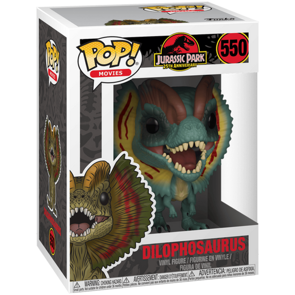 Funko Pop! Movies: Jurassic Park - Dilophosaurus 550
