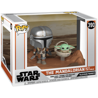 Funko Pop! Moment: Star Wars The Mandalorian - The Mandalorian With The Child 390