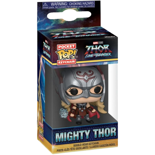Funko Pop! Keychain: Thor Love And Thunder - Mighty Thor