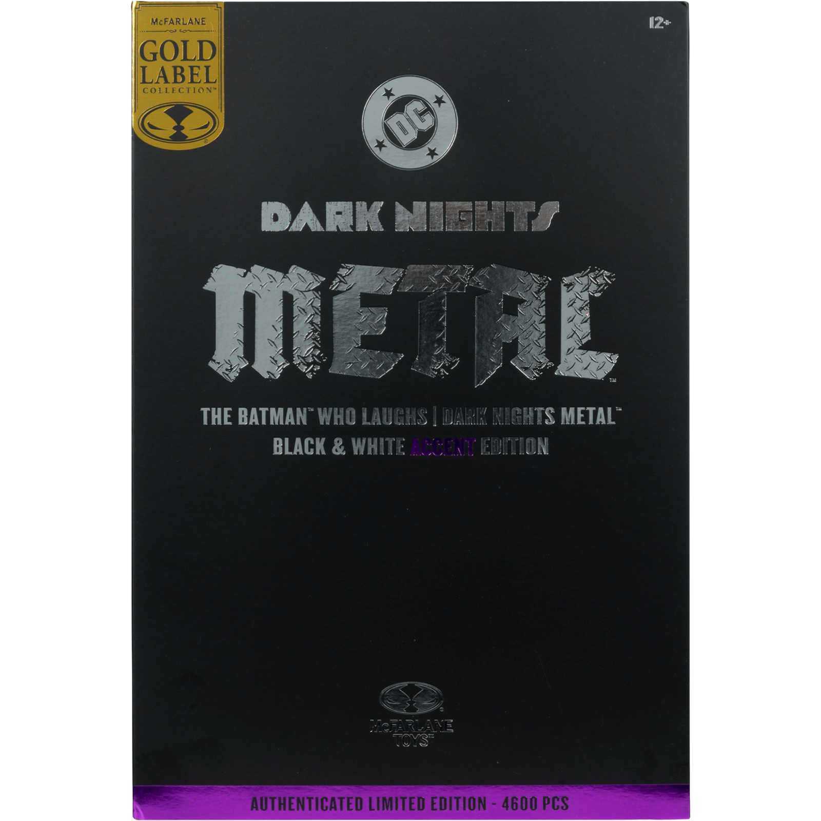 McFarlane DC Multiverse: Dark Knights Metal - The Batman Who Laughs (B&W Accent Edition) Gold Label