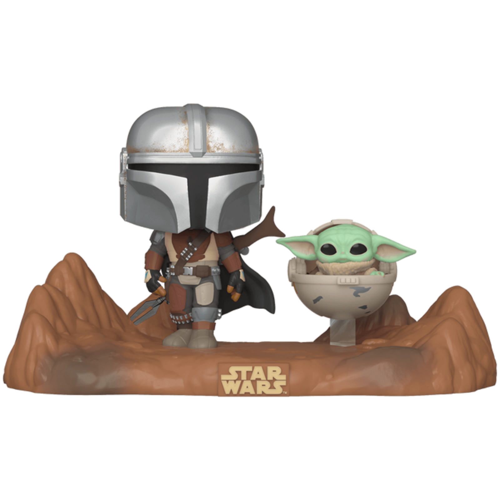 Funko Pop! Moment: Star Wars The Mandalorian - The Mandalorian With The Child 390