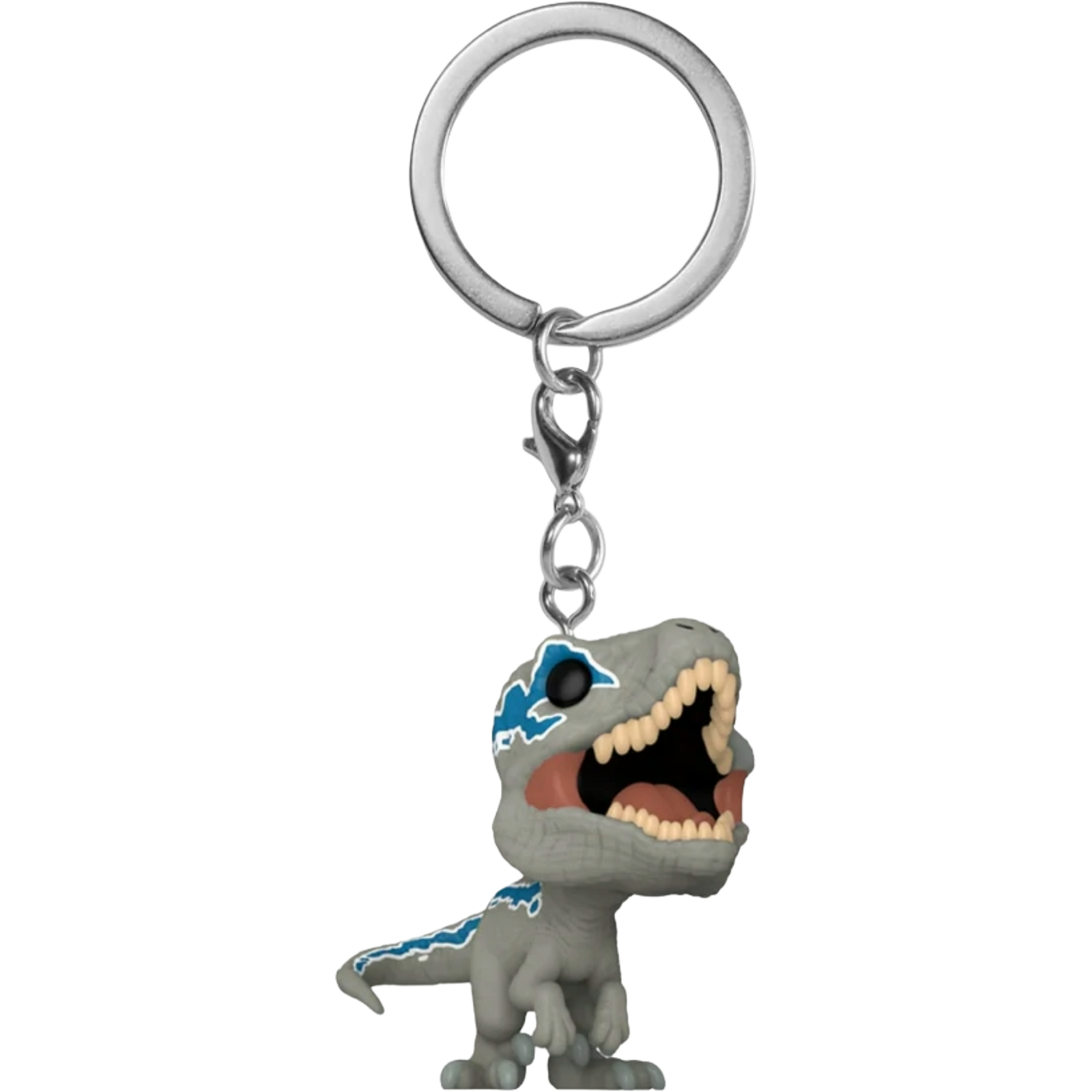 Funko Pop! Keychain: Jurassic World - Velociraptor (Blue)