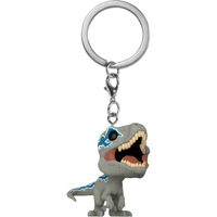 Funko Pop! Keychain: Jurassic World - Velociraptor (Blue)