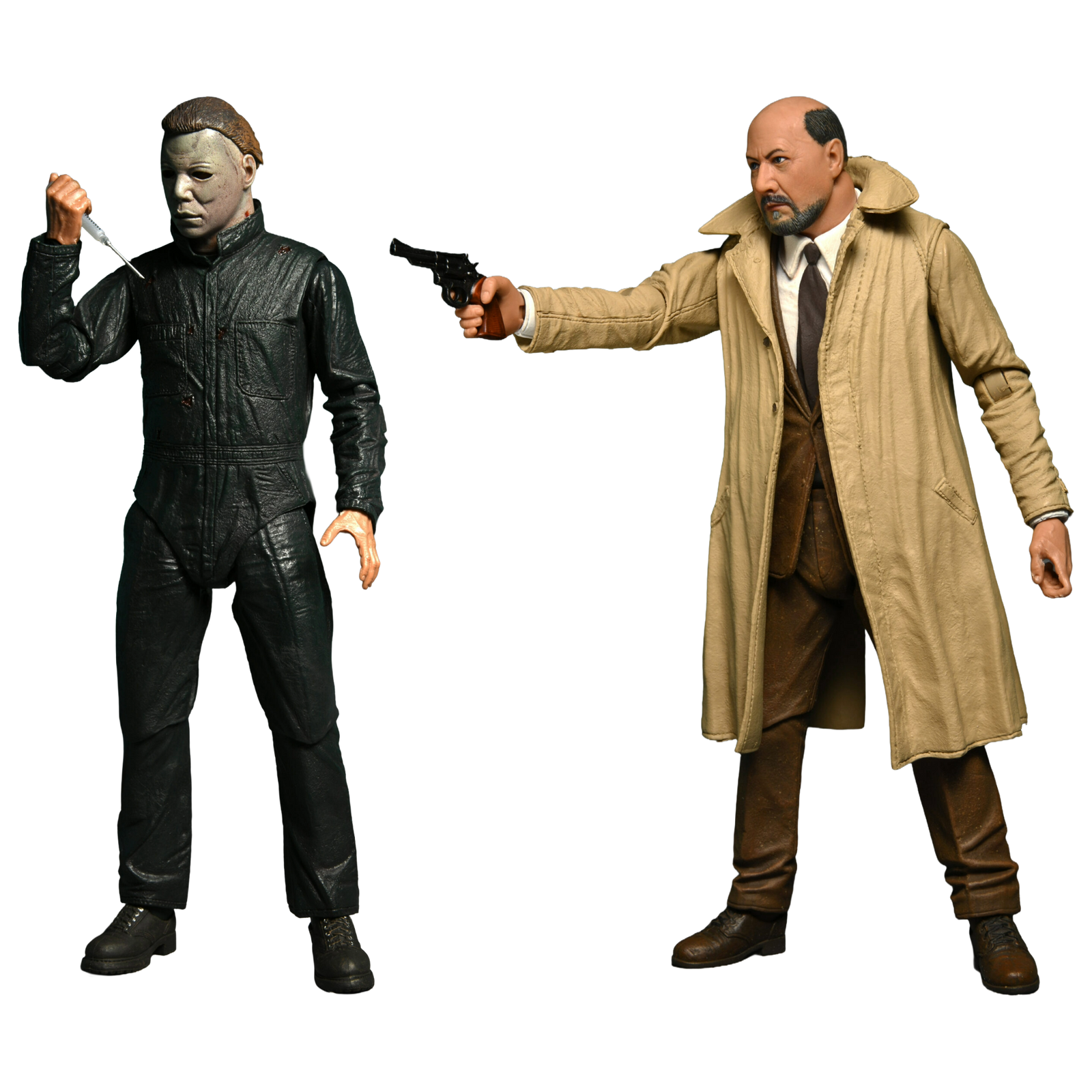 NECA Ultimate: Halloween II - Michael Myers & Dr. Loomis (2-Pack)