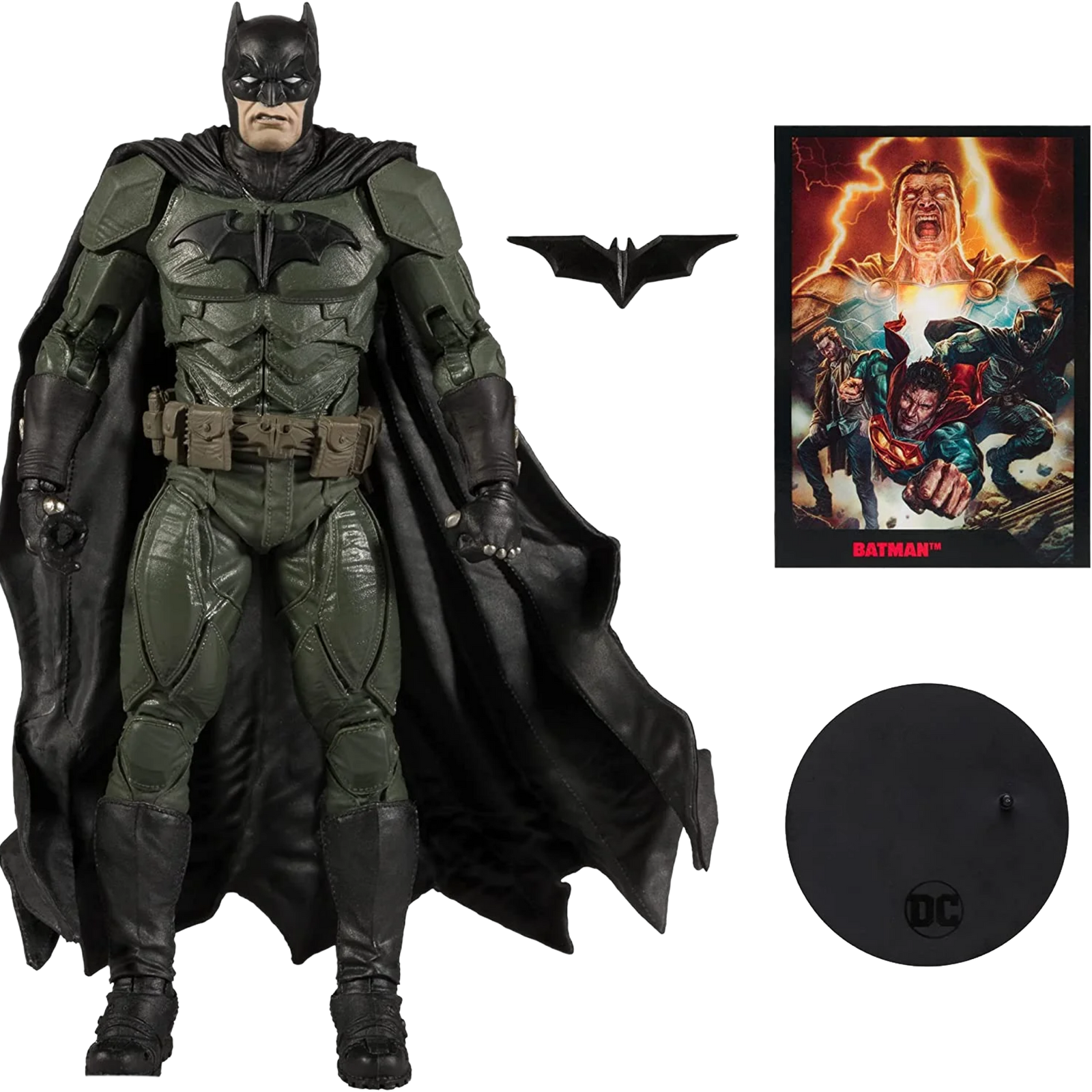 McFarlane Page Punchers: Black Adam Comic - Batman