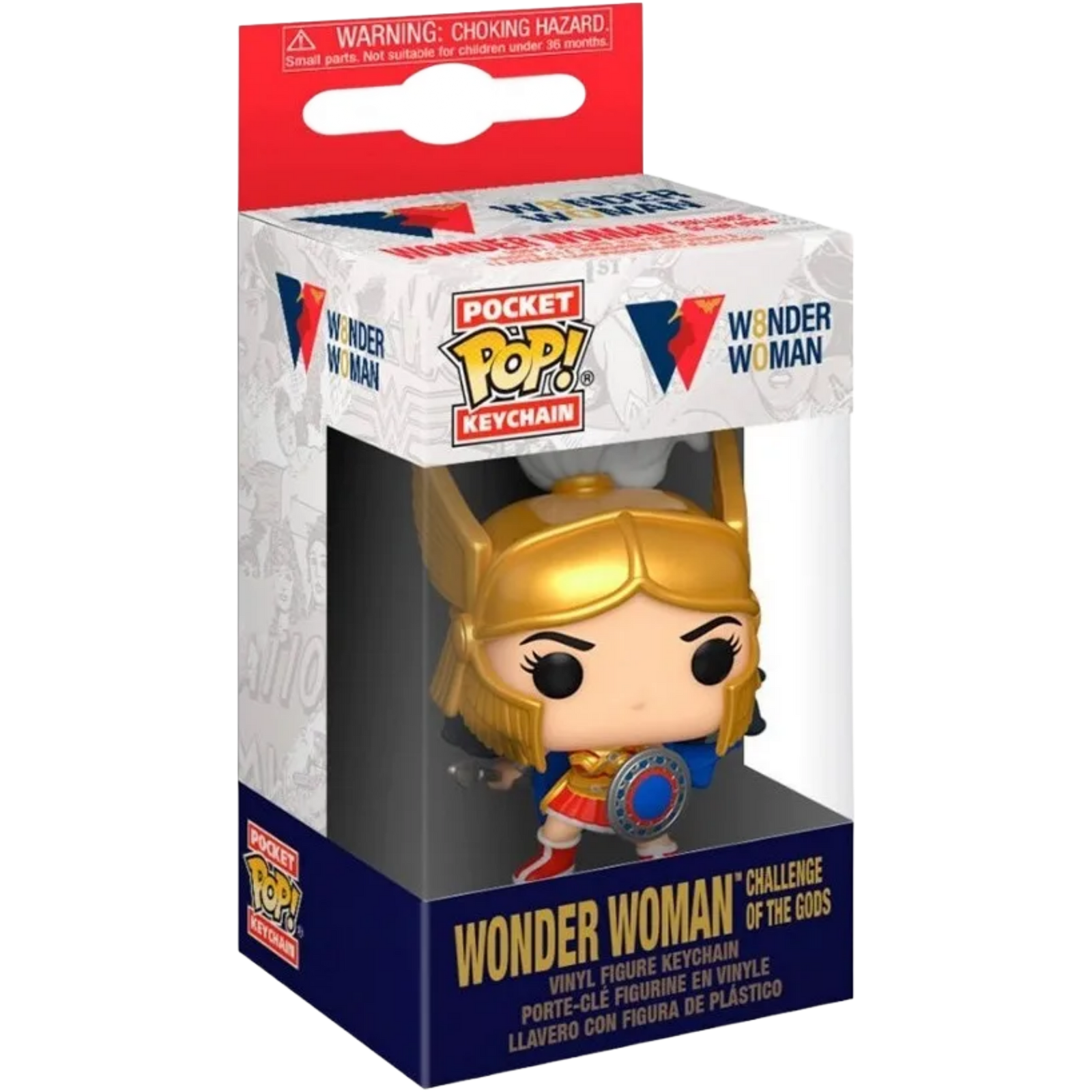 Funko Pop! Keychain: Wonder Woman 80th - Wonder Woman Challenge Of The Gods