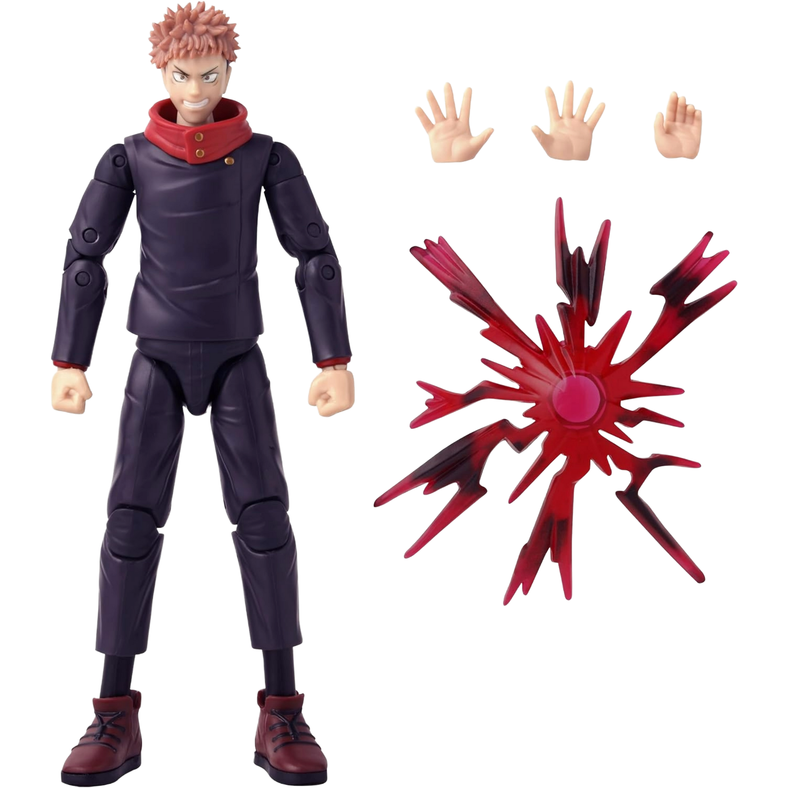 BANDAI Anime Heroes: Jujutsu Kaisen - Yuji Itadori (Black Flash)