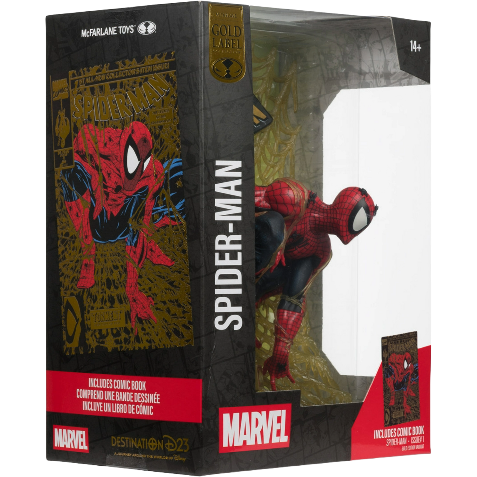McFarlane Marvel Collection: Spider-Man #01 - Spider-Man Gold Label