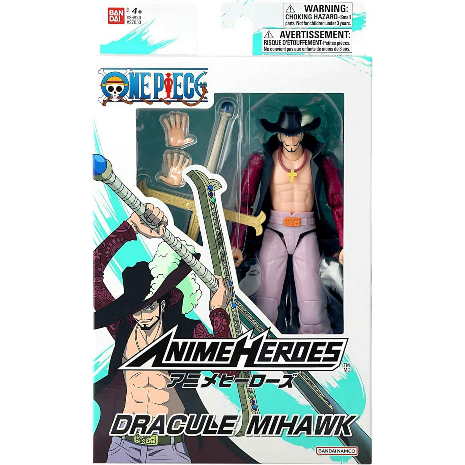 BANDAI Anime Heroes: One Piece - Dracula Mihawk
