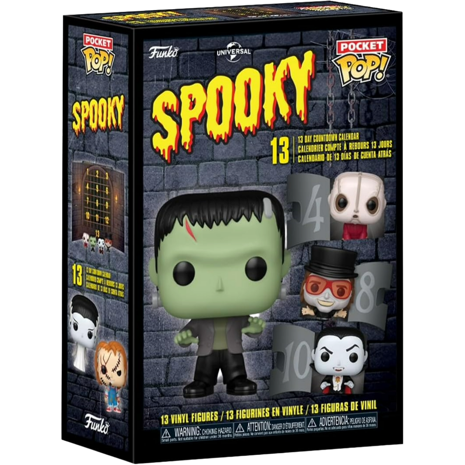 Funko Pocket Pop!: 13 Day Countdown Calendar - Universal Monsters