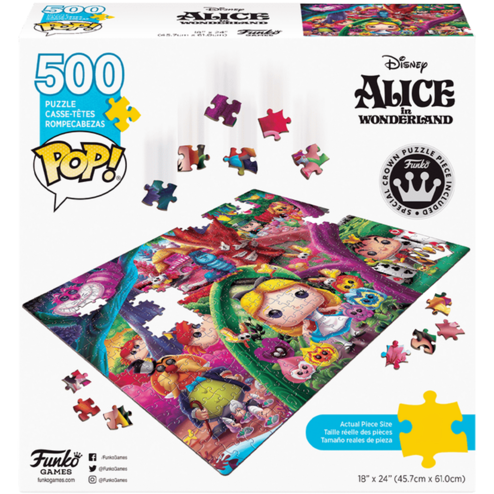 Funko Pop! Puzzle: Disney - Alice In Wonderland