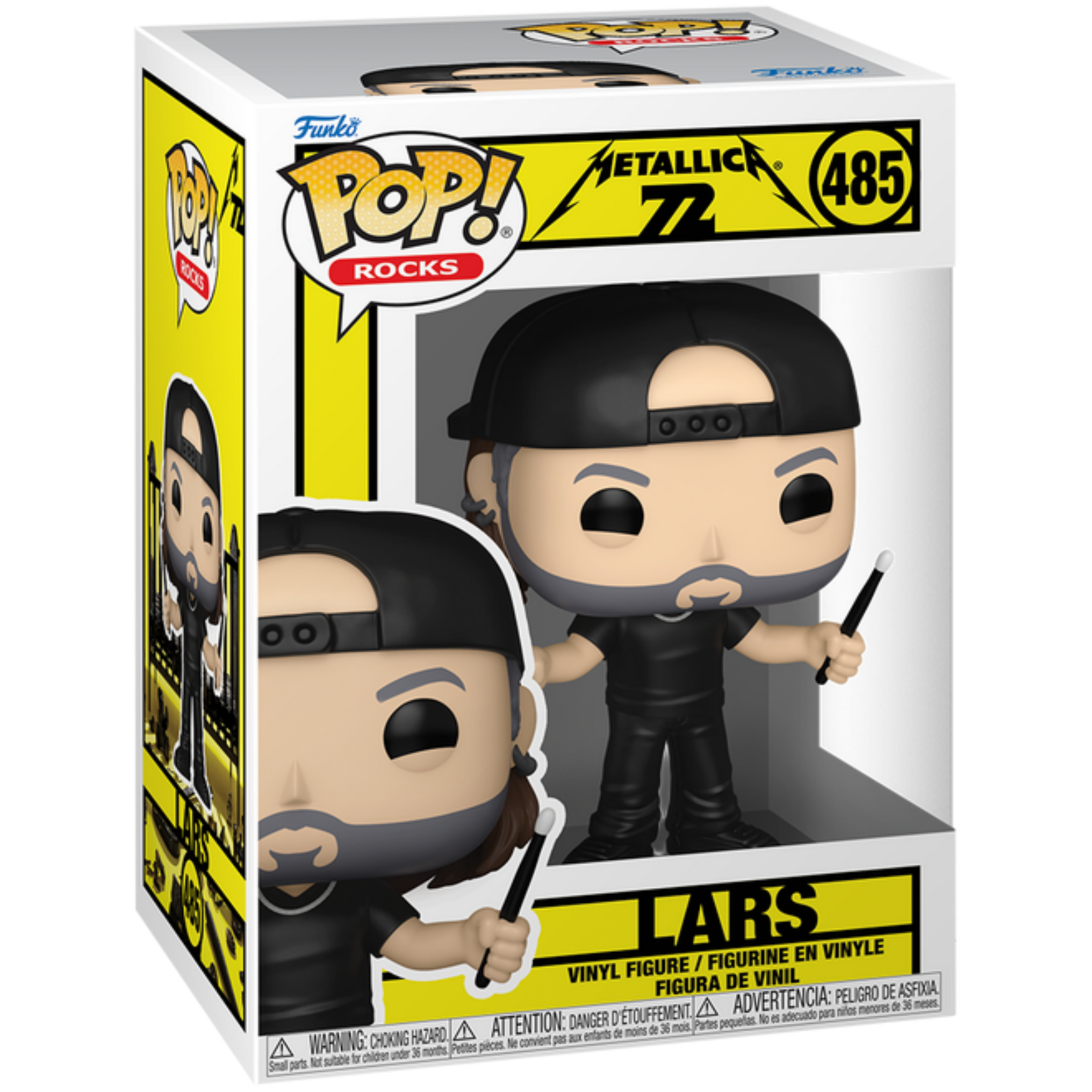 Funko Pop! Rocks: Metallica 72 - Lars 485