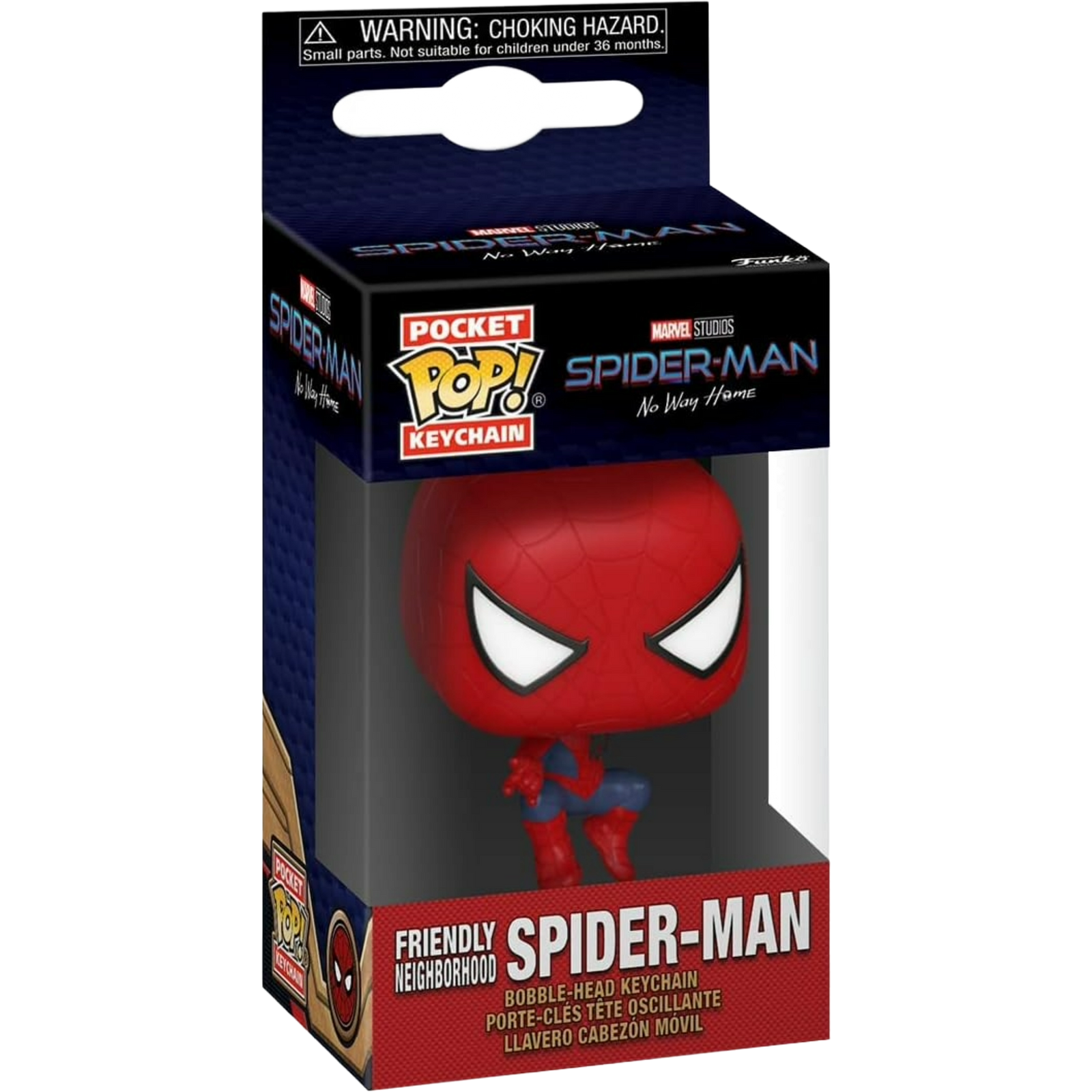 Funko Pop! Keychain: Spider-Man No Way Home - Friendly Neighborhood Spider-Man
