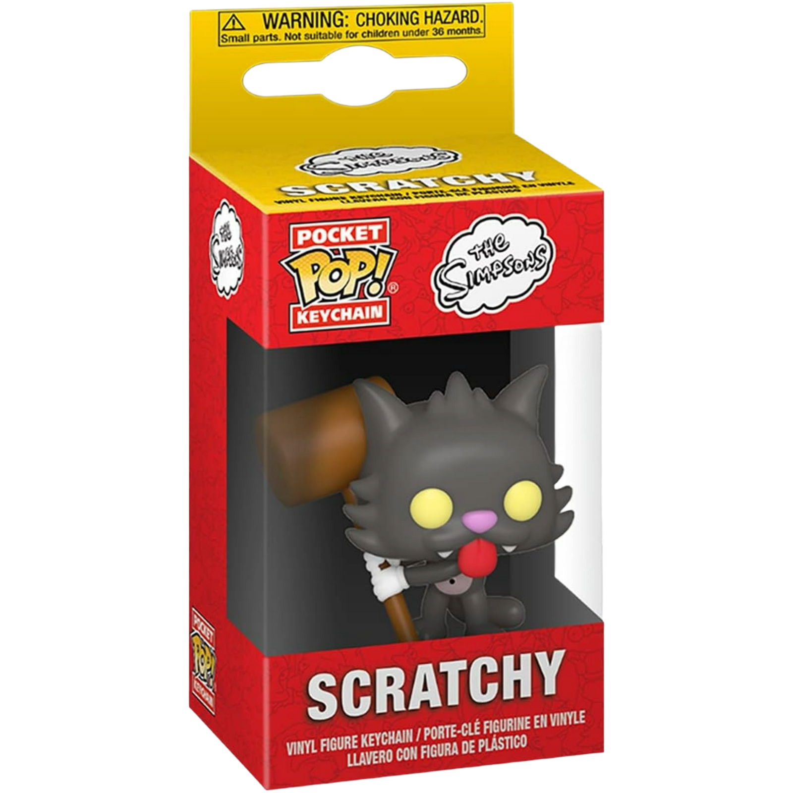 Funko Pop! Keychain: The Simpsons - Scratchy
