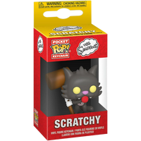 Funko Pop! Keychain: The Simpsons - Scratchy