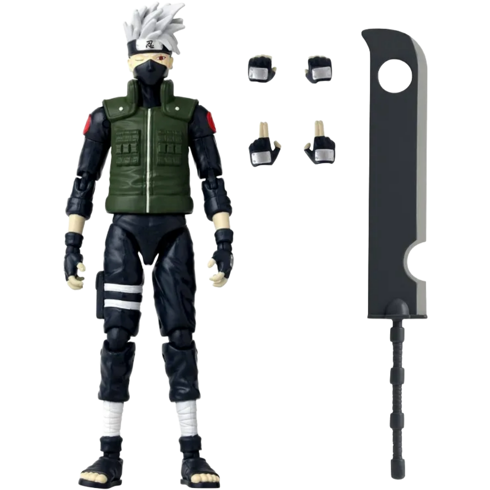 BANDAI Anime Heroes: Naruto Shippuden - Kakashi Hatake (Fourth Great Ninja War)