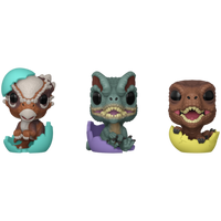 Funko Pocket Pop!: Jurassic World - Hatchling Baby Dinosaurs 3-Pack