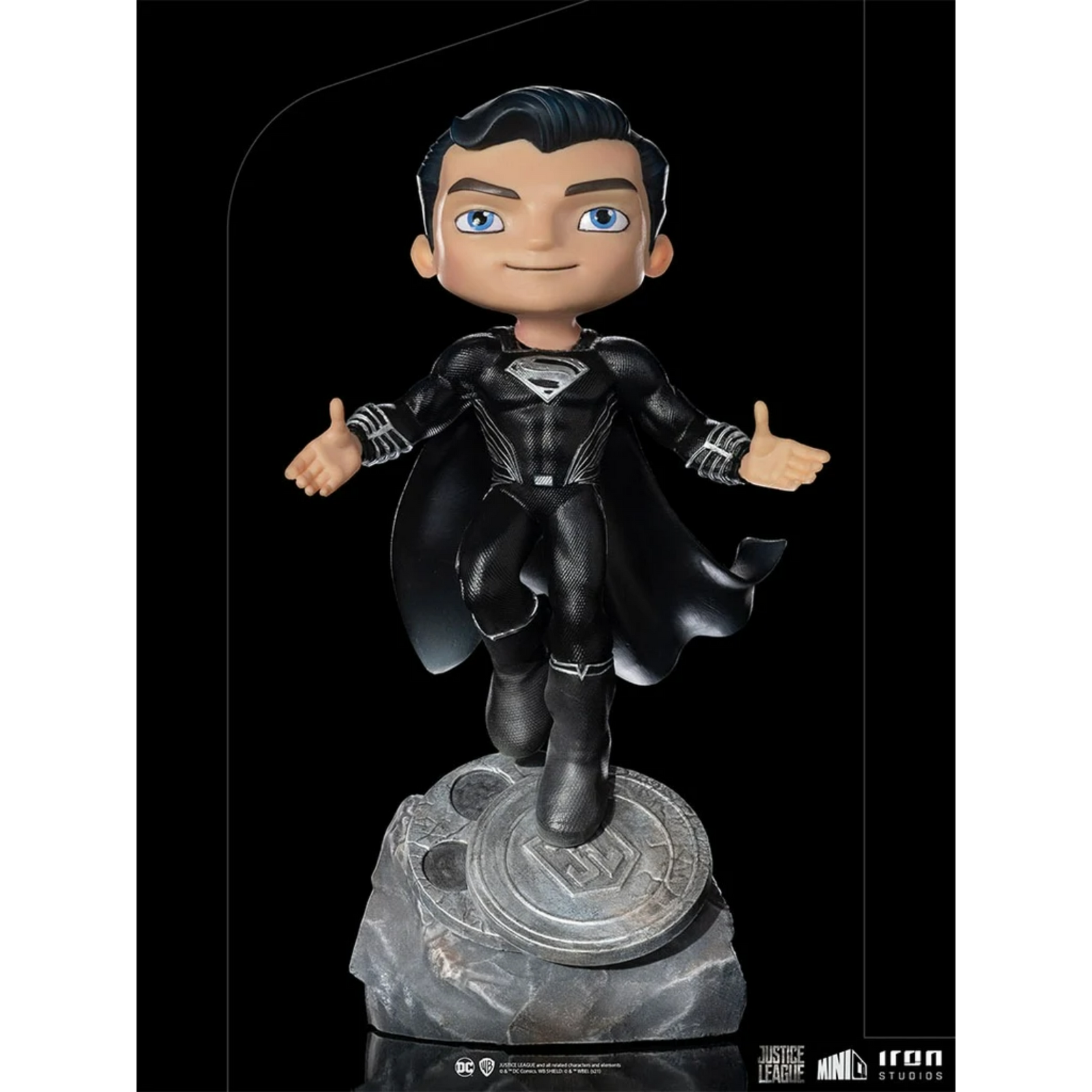 Iron Studios MiniCo: DC Comics Zack Snyder’s Justice League - Superman Black Suit