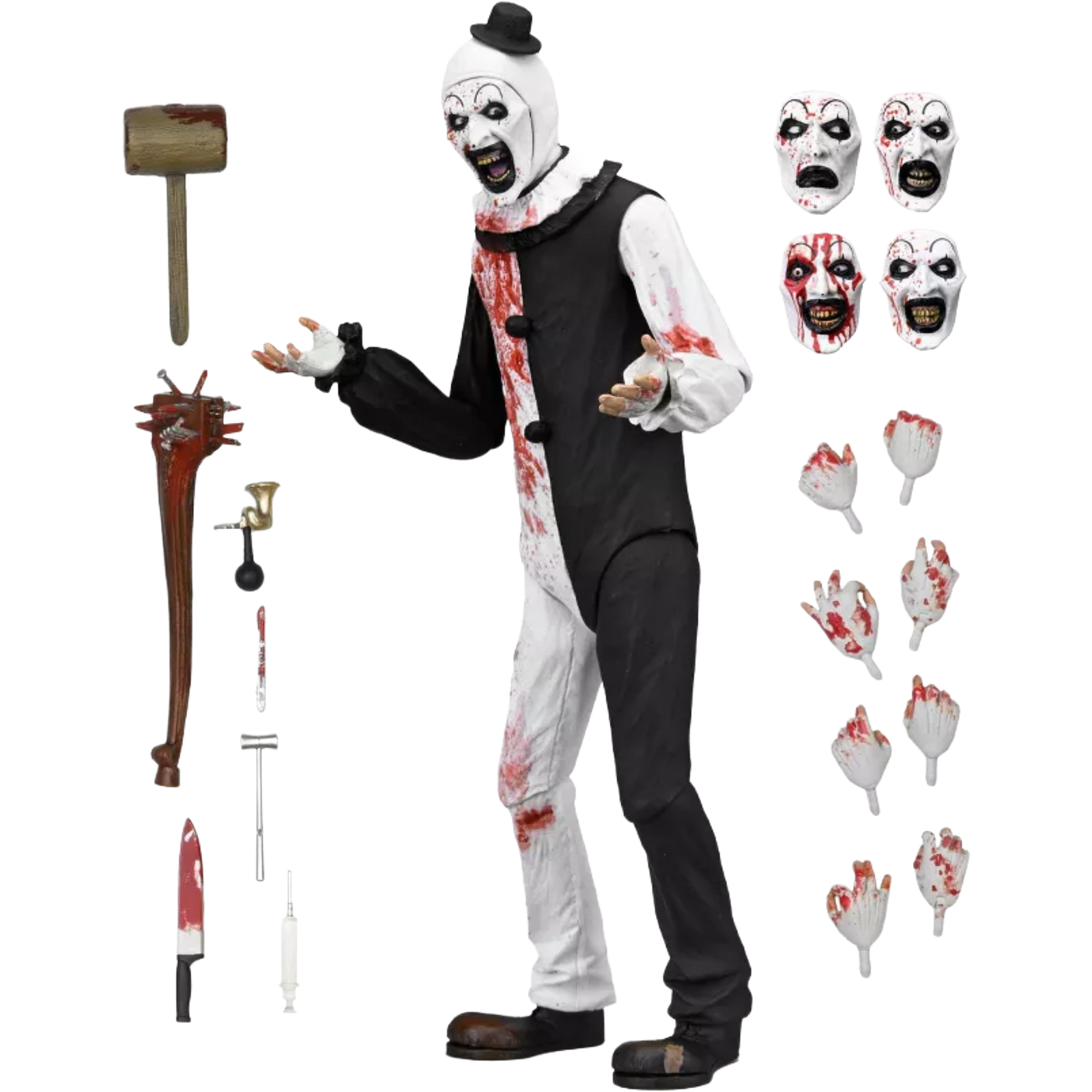 NECA Ultimate: Terrifier 2 - Art The Clown (Blood Splattered)