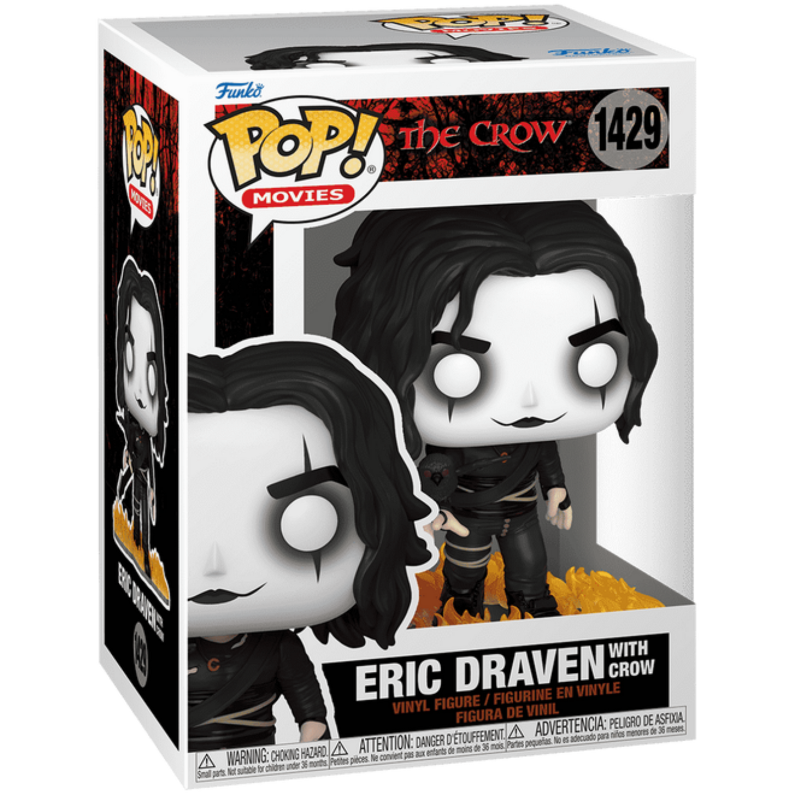 Funko Pop! Movies: The Crow - Eric Draven With Crow 1429
