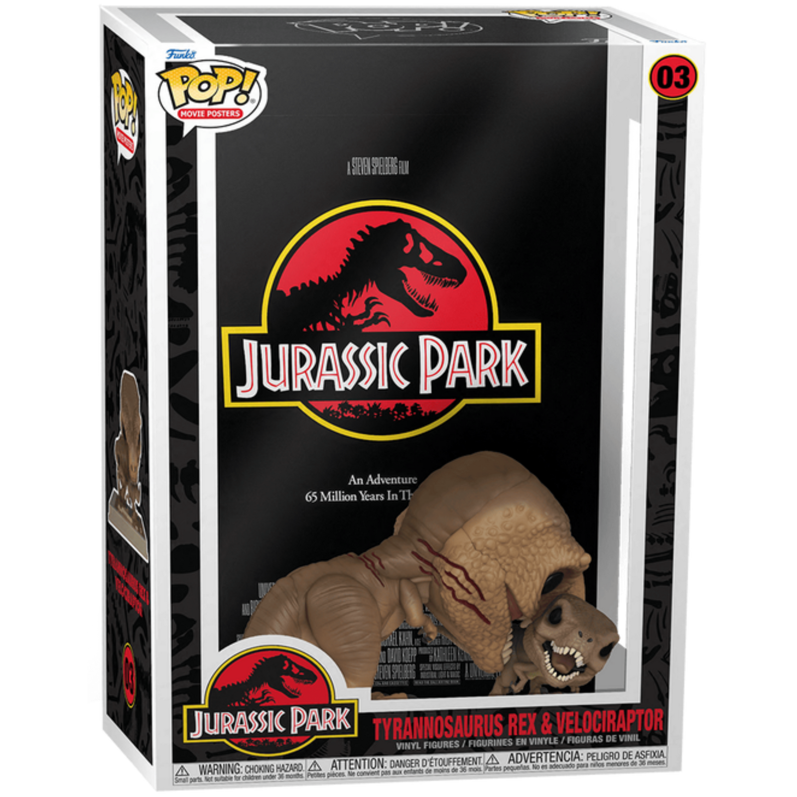 Funko Pop! Movie Posters: Jurassic Park - Tyrannosaurus Rex & Velociraptor 03