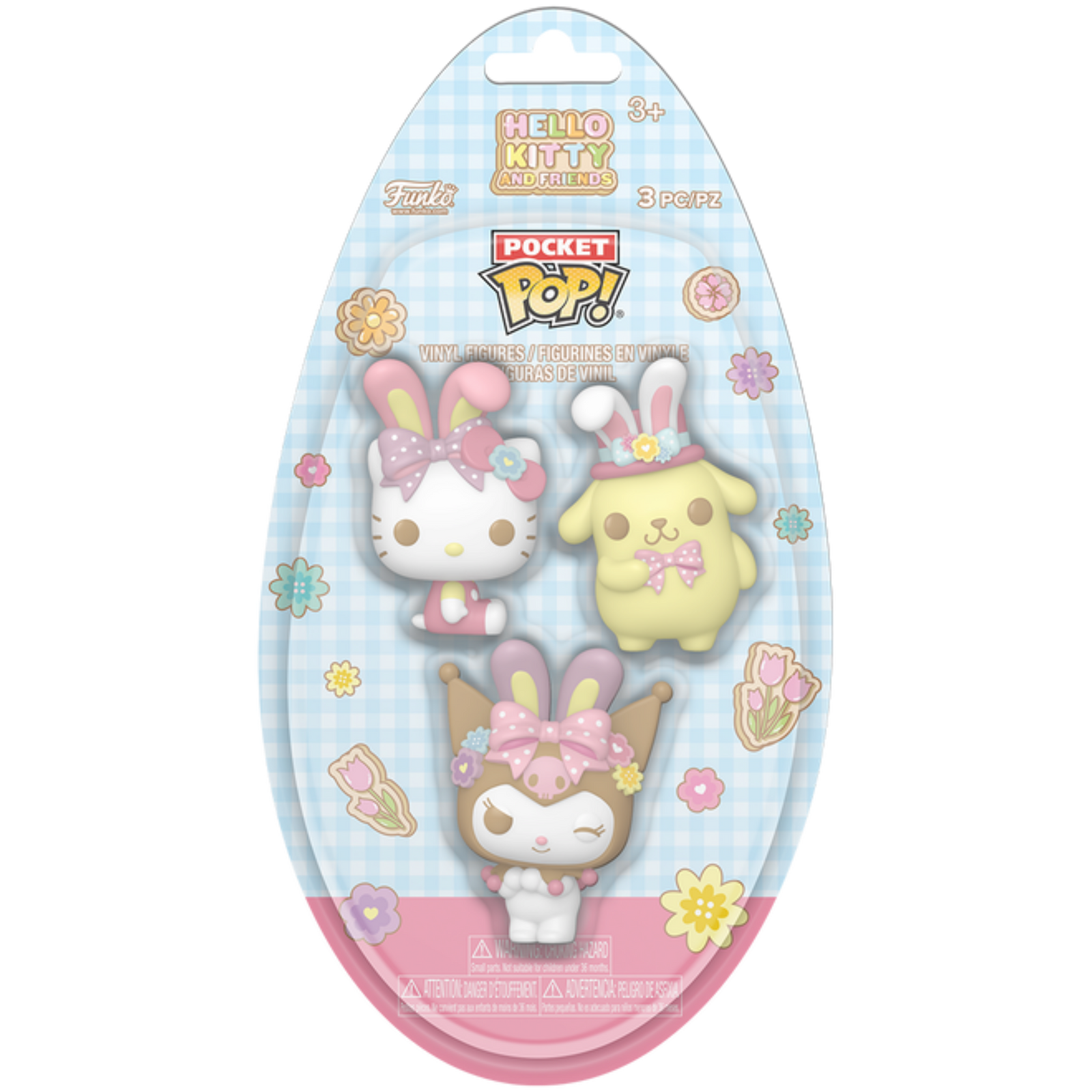 Funko Pocket Pop!: Sanrio - Hello Kitty And Friends With Bunny Ears 3-Pack