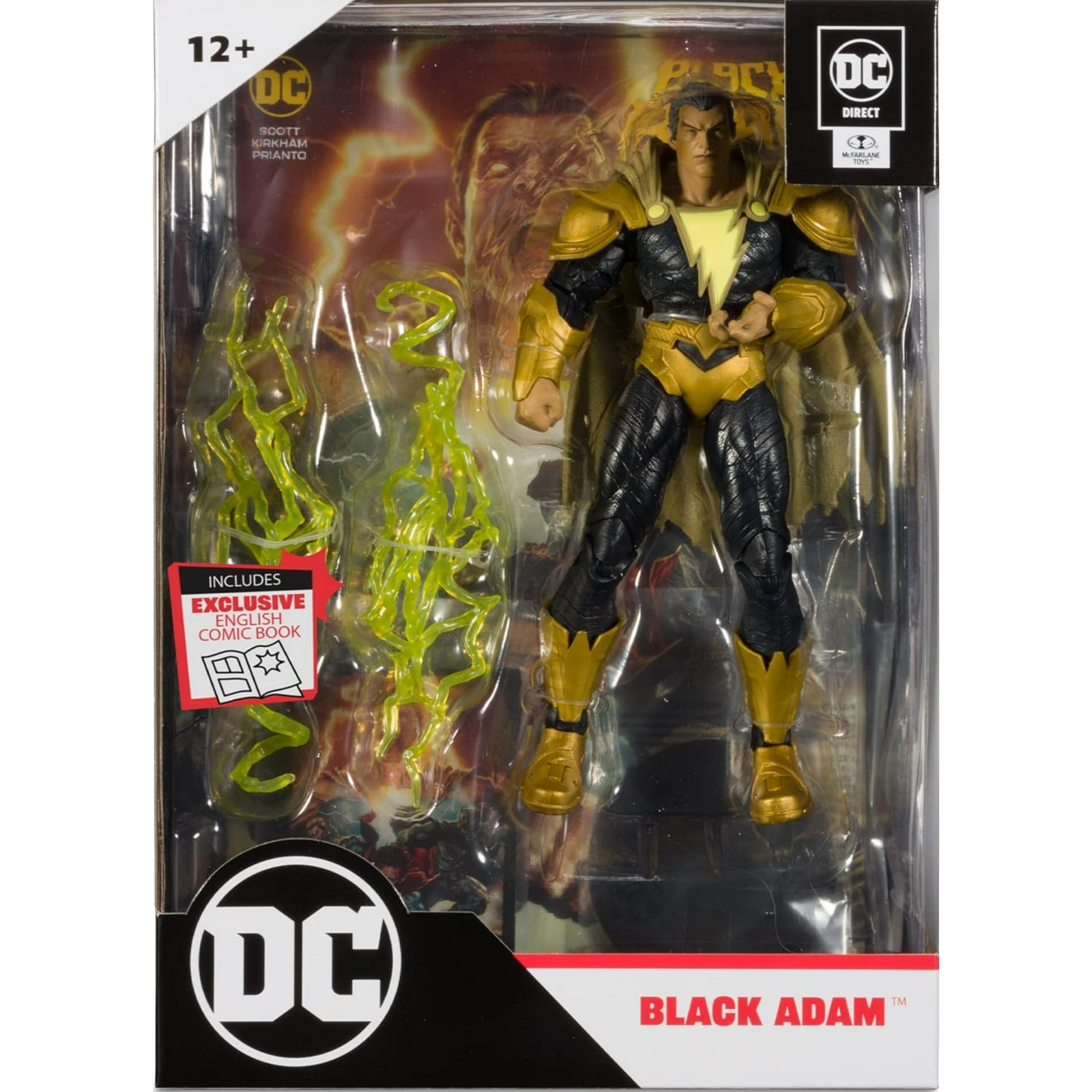 McFarlane Page Punchers: Black Adam Comic - Black Adam