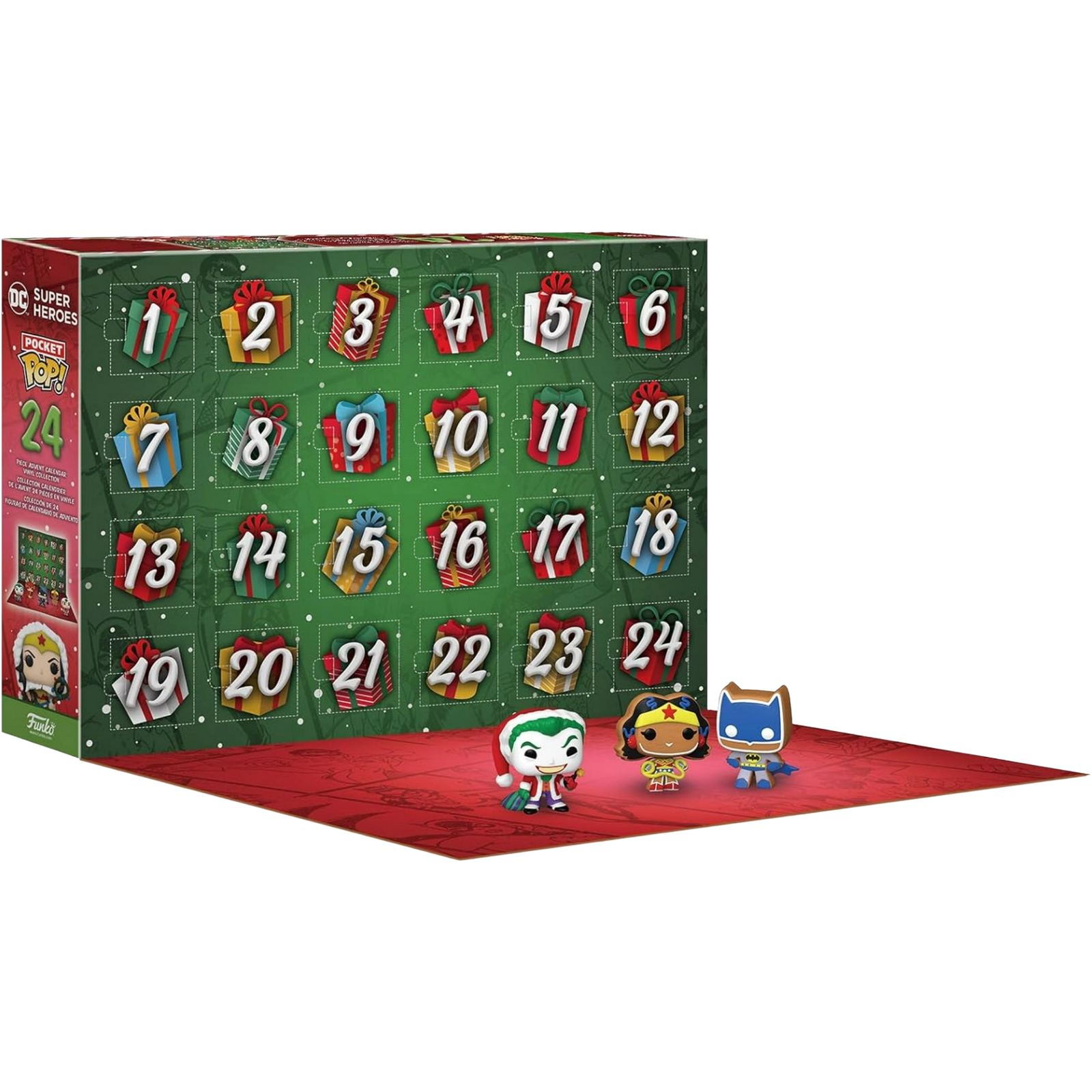 Funko Pocket Pop!: 24 Day Countdown Calendar - DC Super Heroes
