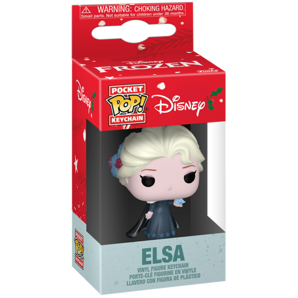 Funko Pop! Keychain: Disney Princess Holiday - Elsa