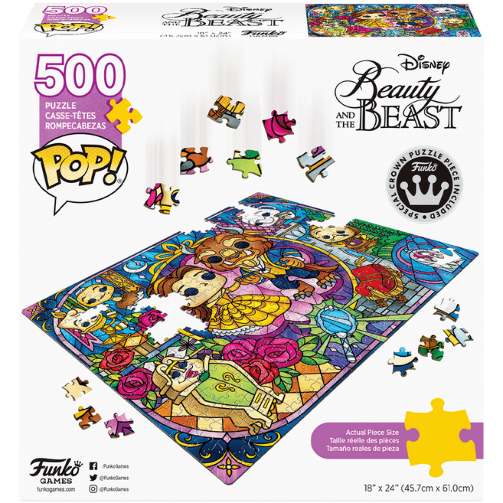 Funko Pop! Puzzle: Disney - Beauty And The Beast