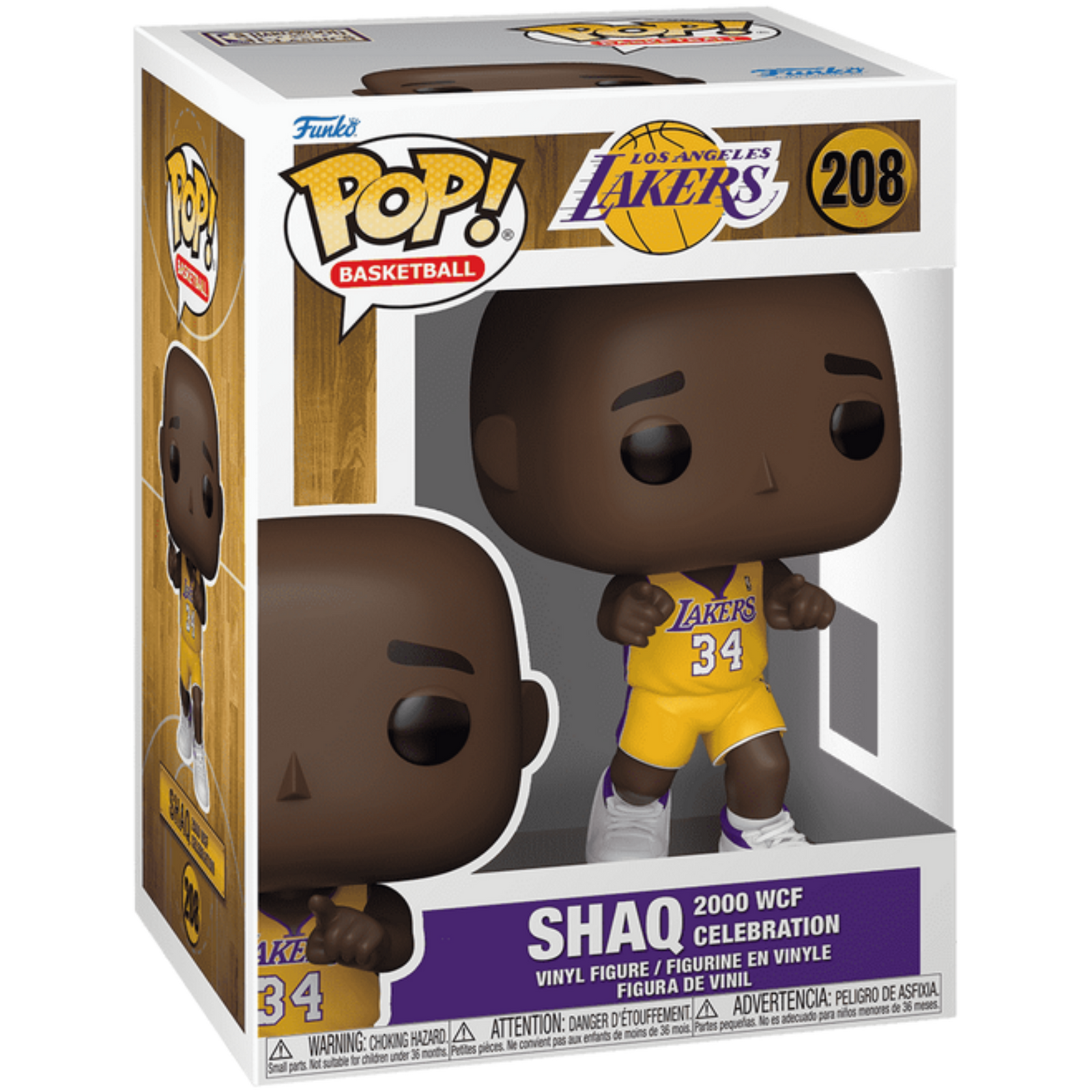 Funko Pop! NBA: Los Ángeles Lakers - Shaq 2000 WCF Celebration 208