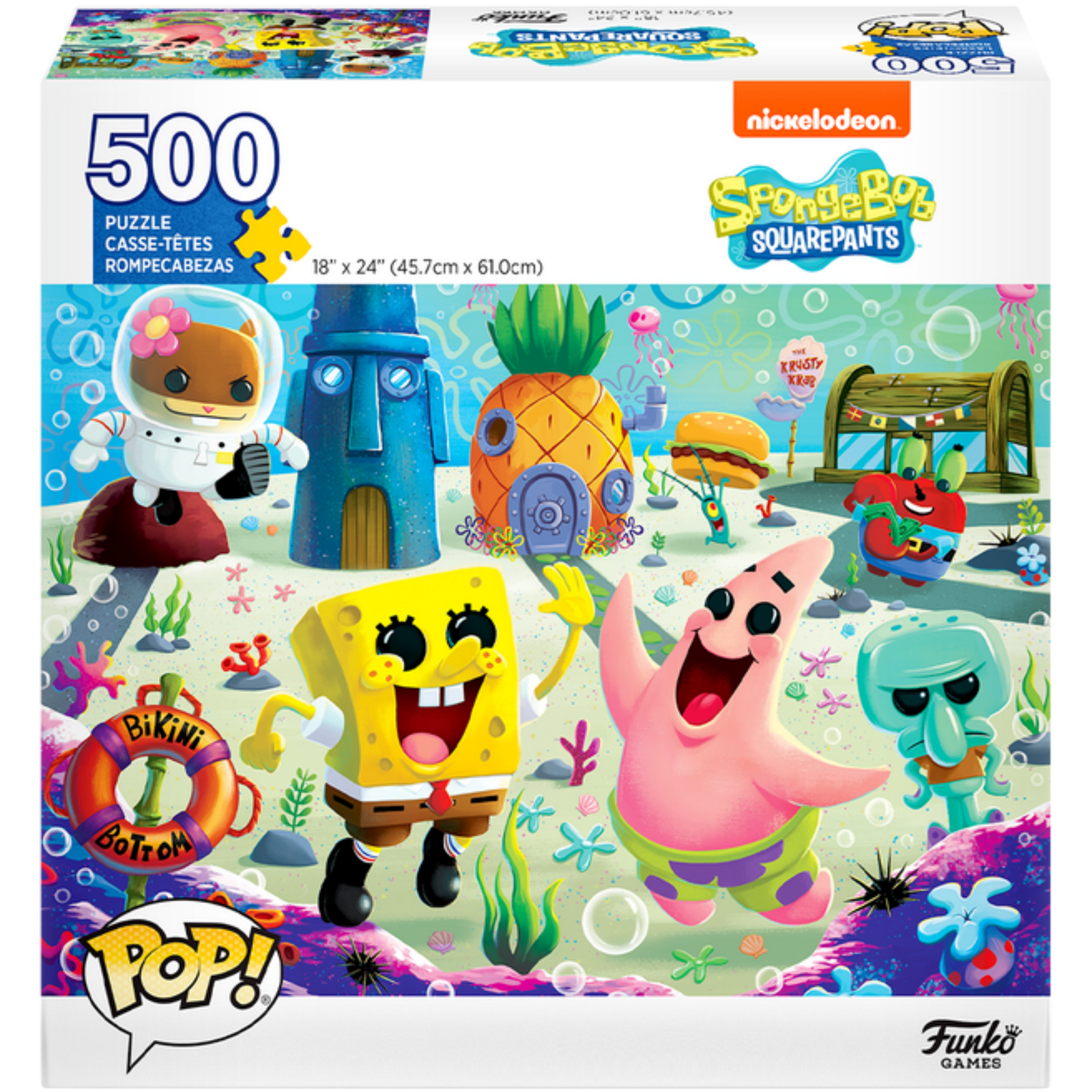 Funko Pop! Puzzle: Nickelodeon - SpongeBob SquarePants