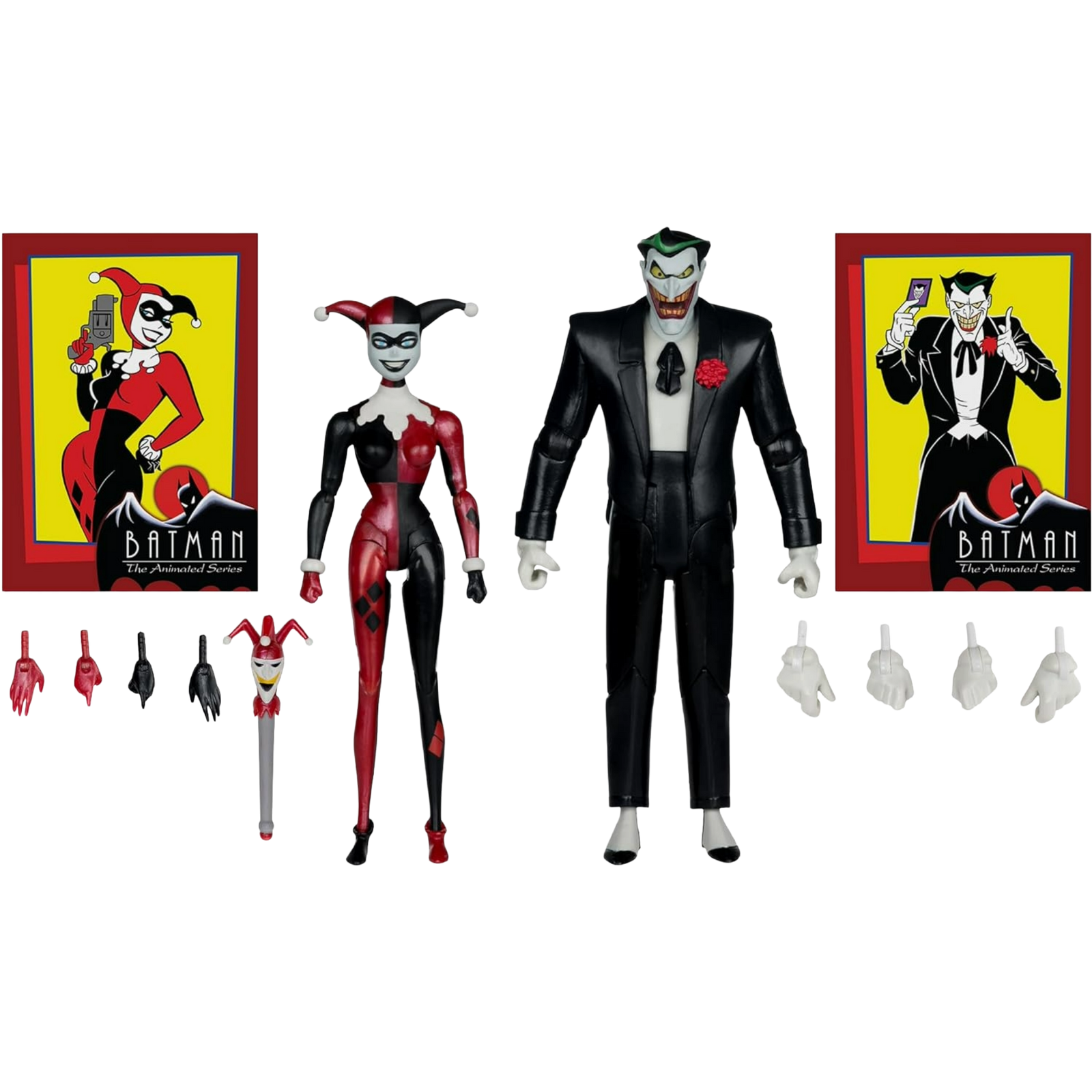 McFarlane DC Direct: Batman The Animated Series - Harley Quinn & The Joker (Mad Love) Gold Label